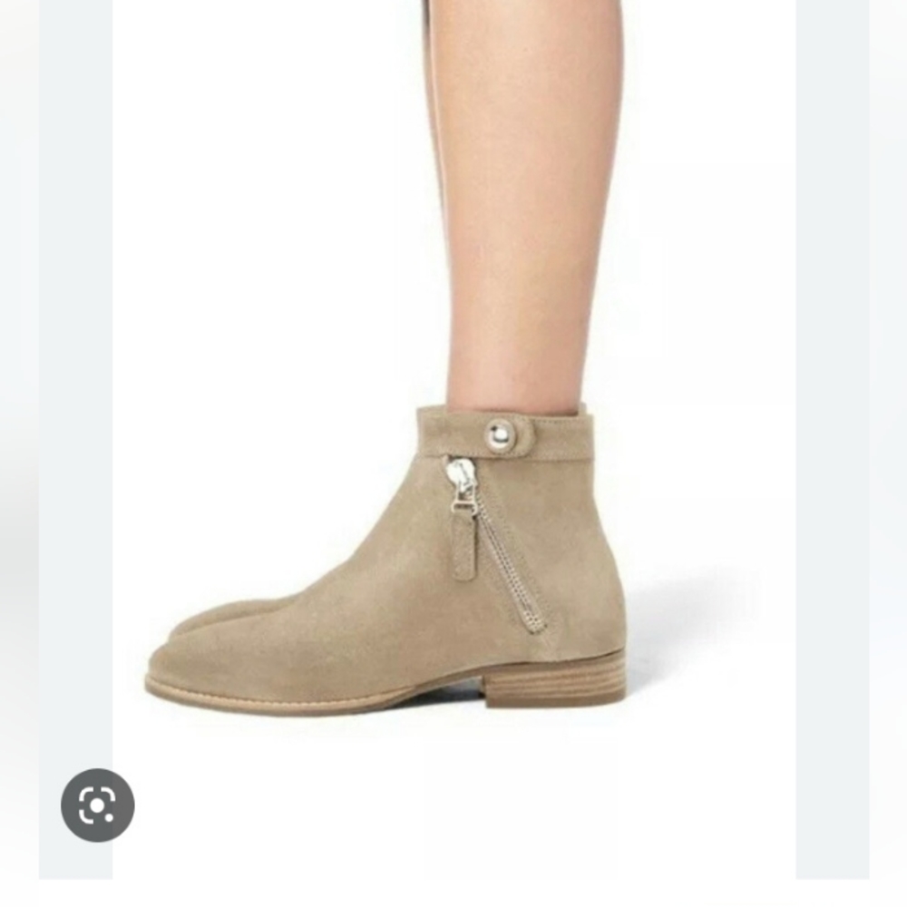 Aqvatalia tan suede leather ankle boots